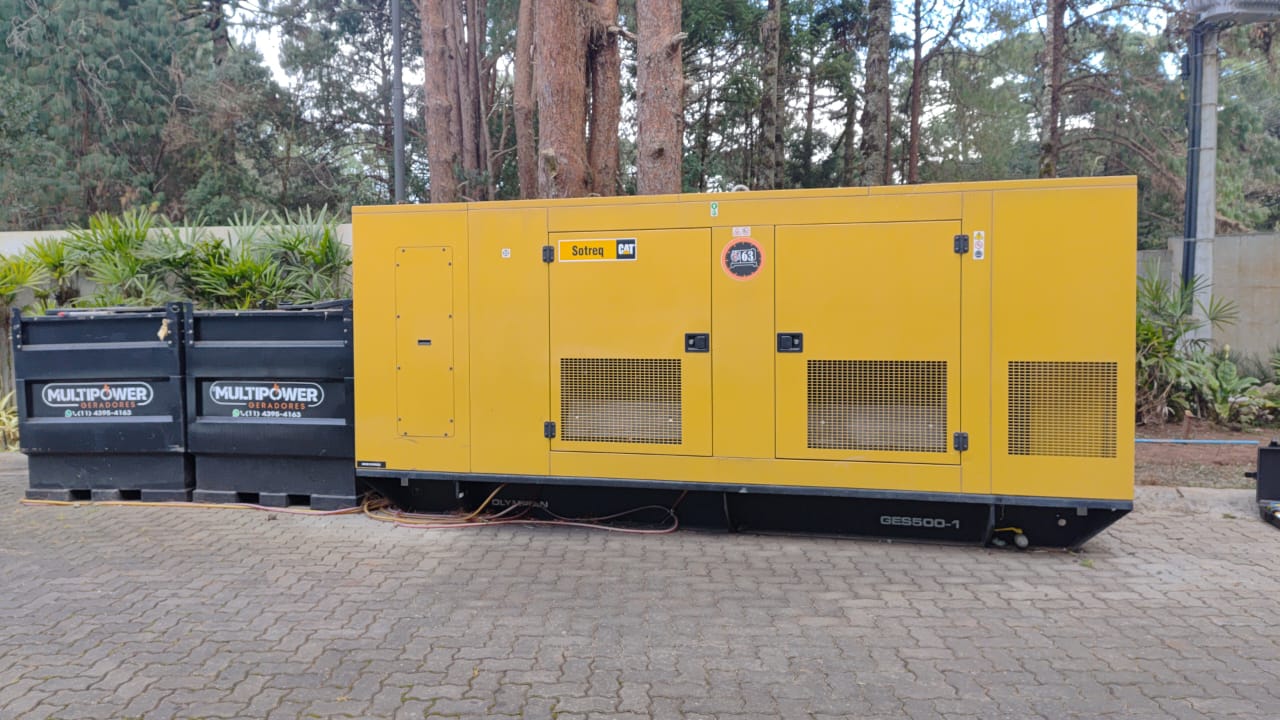 Locação de Geradores 550 kVA